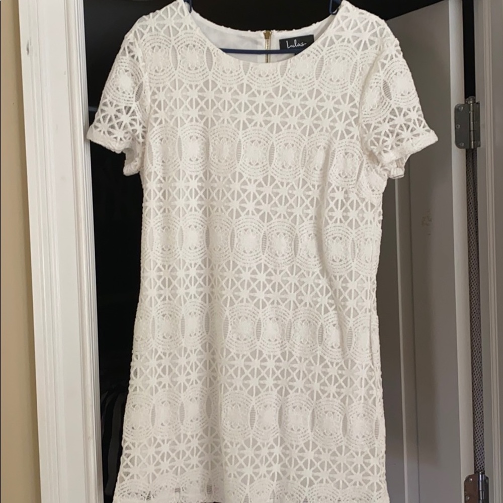 Lulus, white dress